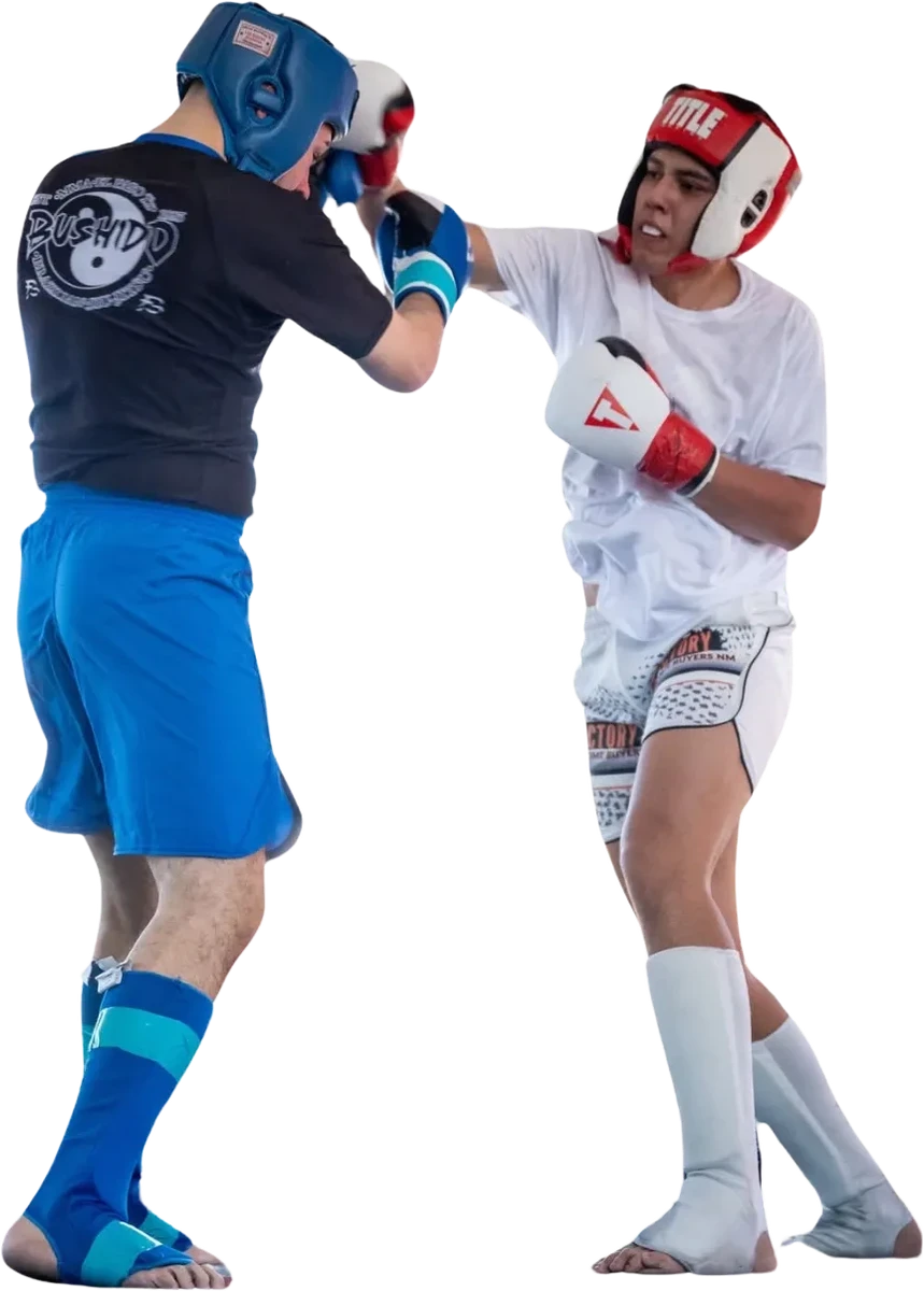 Muay Thai student